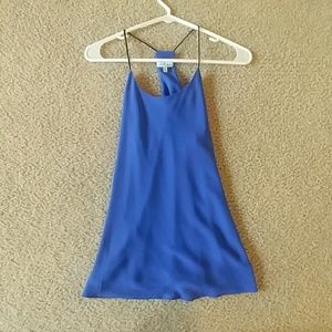 Blue, flowy tank, light and comfortable